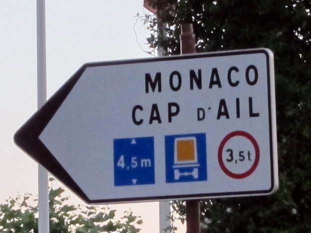 Cap d'Ail Sign